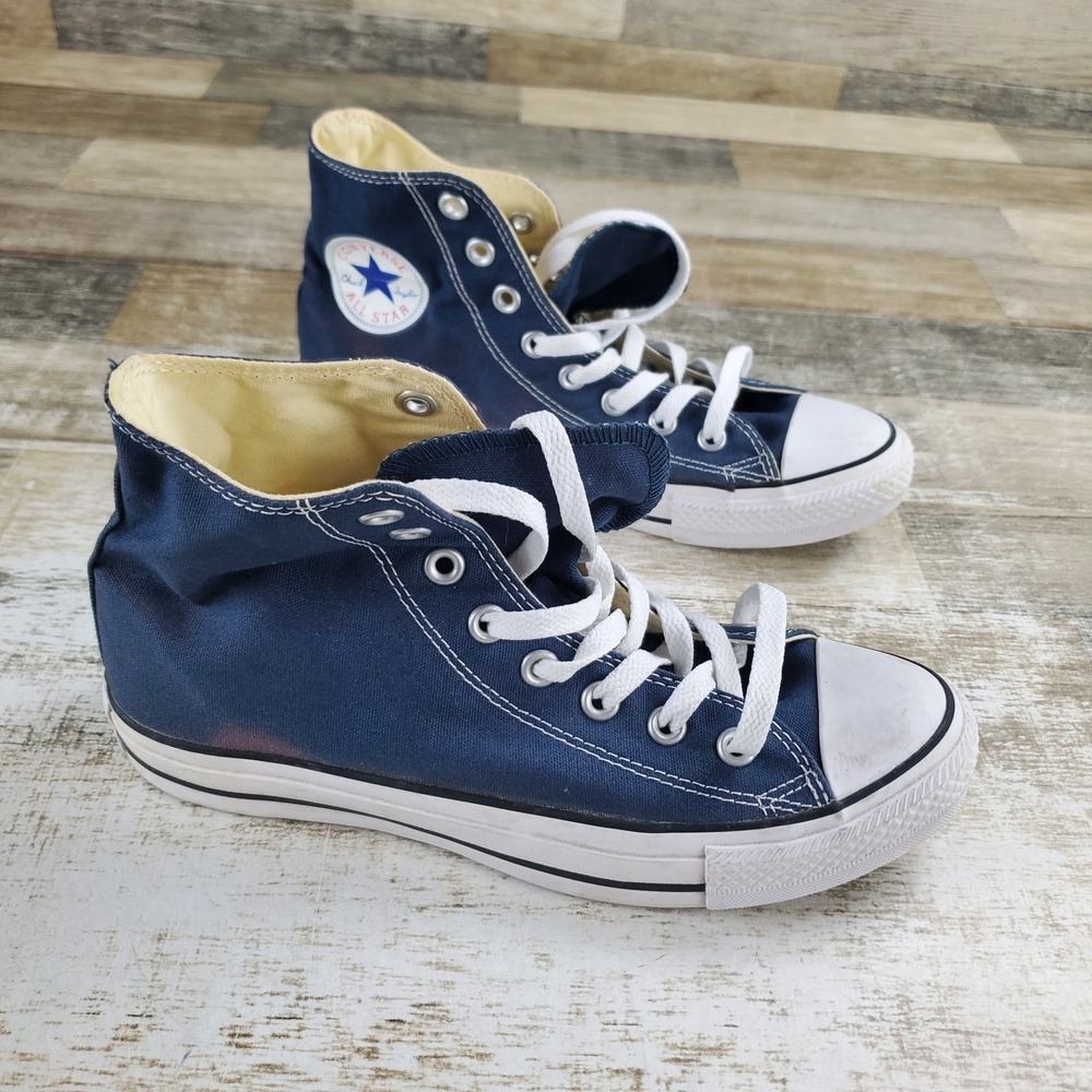 Converse Chuck Taylor All Star High Top Shoes Womens 8.5 Blue Sneaker